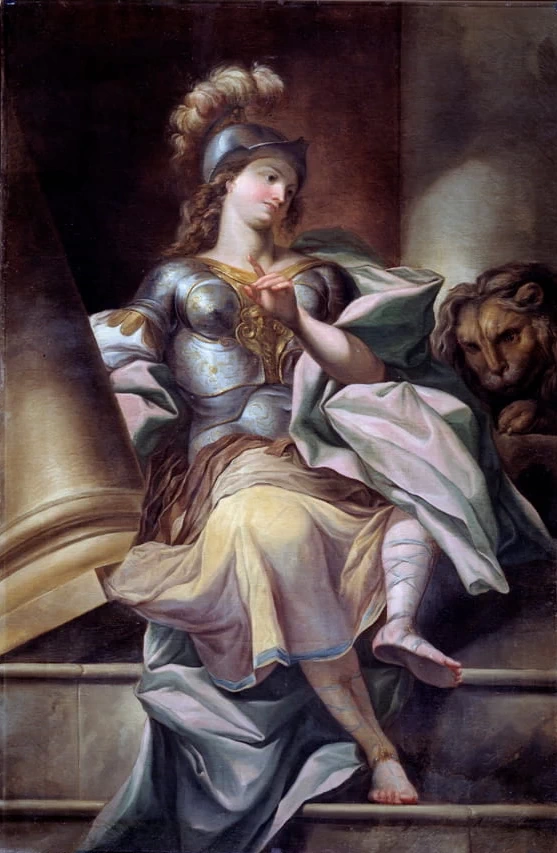 Allegoria dei tredici valori della repubblica, la forza - Palazzo Ducale, Genova